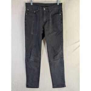 Levis 531 Jeans Mens 31x32 Black Denim Athletic Slim Fit Stretch 5 Pocket